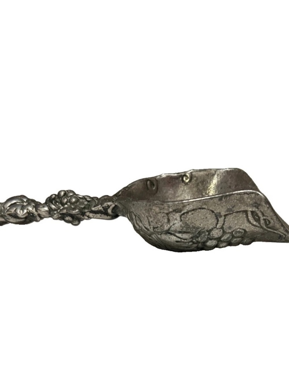 Vintage Arthur Court Cast Aluminum Ice Scoop; 1997; Grape Motif - Picture 2 of 5